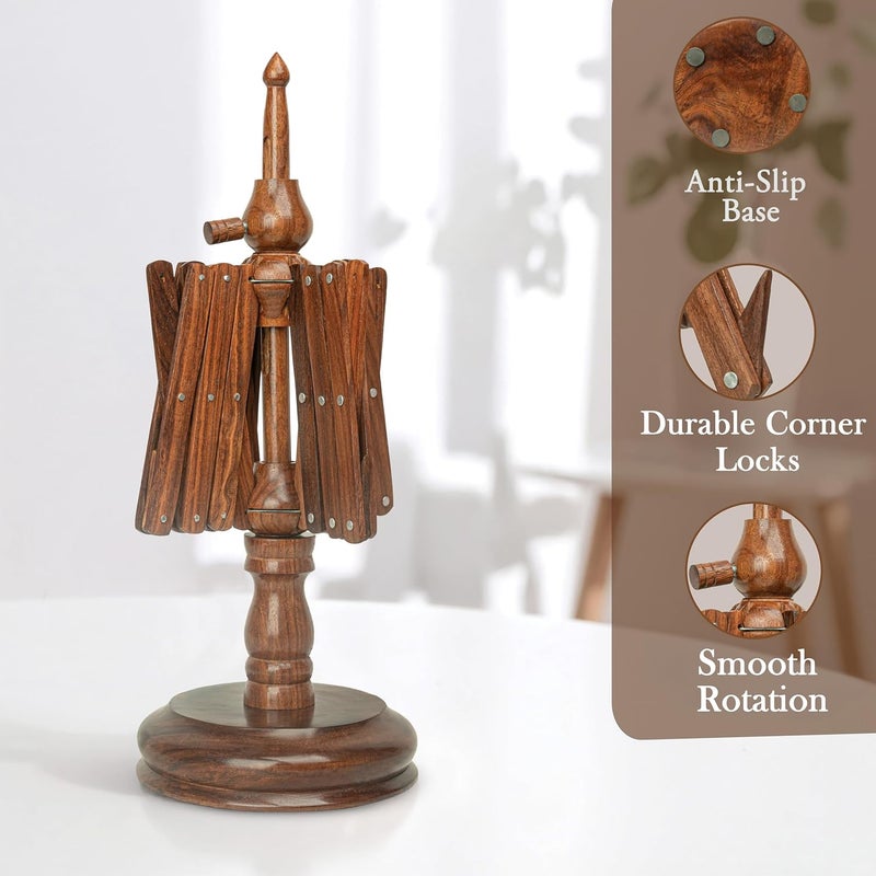 OZYRA Wooden Yarn Winder for Crocheting (Yarn Swift Only) - Image 4